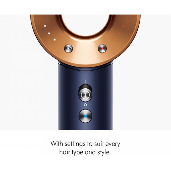 Dyson Supersonic Hairdryer Straight & Wavy Prussian Blue/Rich Copper