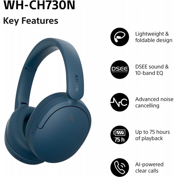 Sony WH-CH730N Wireless Noise - Cancelling Headphones
