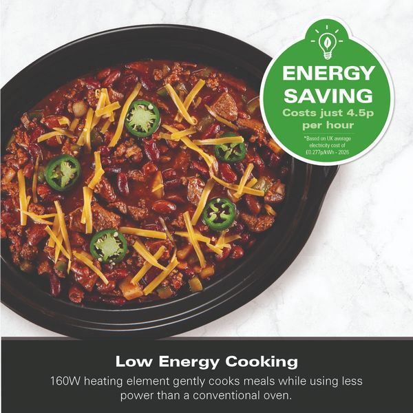 Hamilton Beach 3.5L Slow Cooker Black