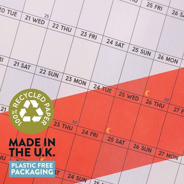 2027 Design Museum Wall Planner | Landscape | Dots & Grids