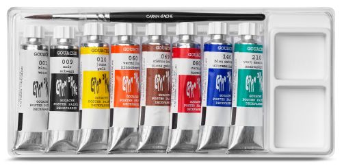 Caran d'Ache : Studio Gouache : Set of 8x10ml Tubes