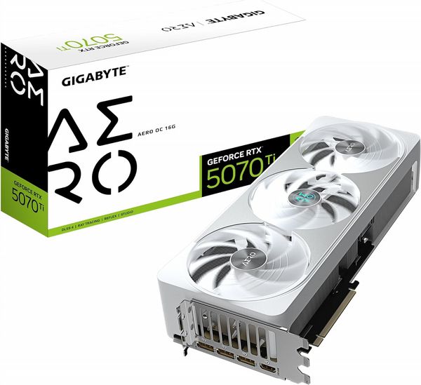 GIGABYTE GeForce RTX 5070 Ti AERO OC 16G